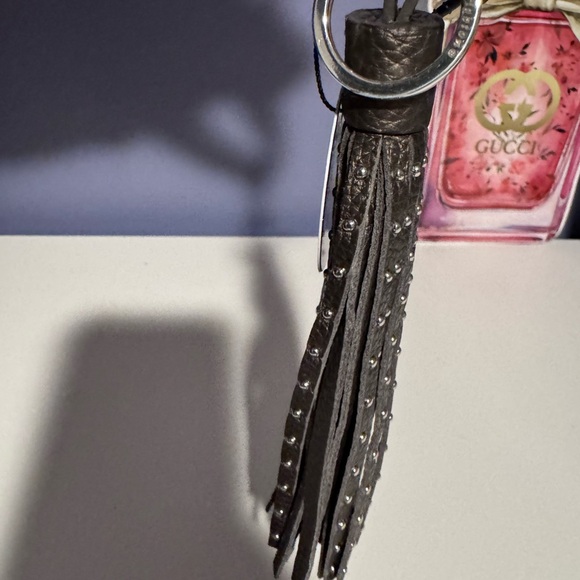 Brighton Brown Studded Tassel Keychain - Picture 2 of 3